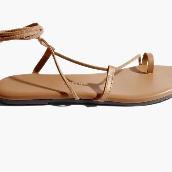 TKEES Women's Strappy Tan Sandals - Picture 2 of 13